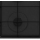Franke Gas hob, 60 cm, enameled, black (106.0670.100)