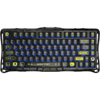 GravaStar Клавіатура механічна Mercury K1 Lite 80keys, GravaStar x BSUN Grey, BT/WL/USB, чорний (GSK1LITE_XTAL_BLK)