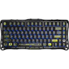 GravaStar Клавиатура механическая Mercury K1 Lite 80keys, GravaStar x BSUN Grey, BT/WL/USB, черный (GSK1LITE_XTAL_BLK)
