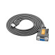 Кабель для передачи данных USB to COM F 1.5m DB9 RS-232 CR104 black Ugreen (20201)