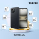 TECNO Smartphone Spark 40C (KM4k) 6.67  4/128GB, 2SIM, 6000mAh, Ink Black (4894947092459)