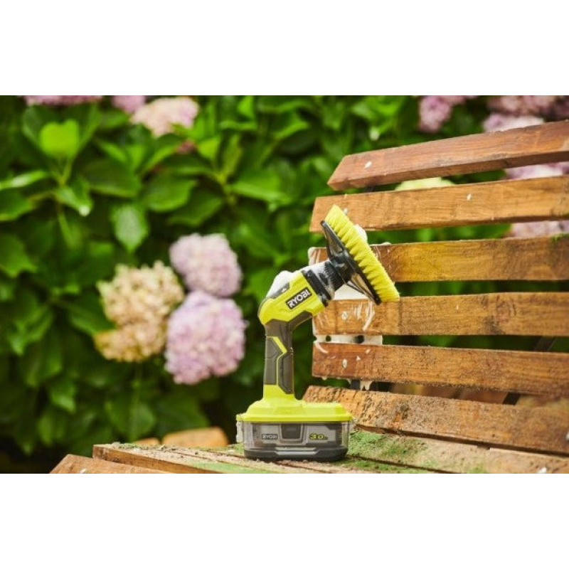 Ryobi Щетка R18CPS-0, аккумуляторная 18В ONE+, диск 15см, 210 об/мин, IPX7, (без АКБ и ЗУ) (5133004846)