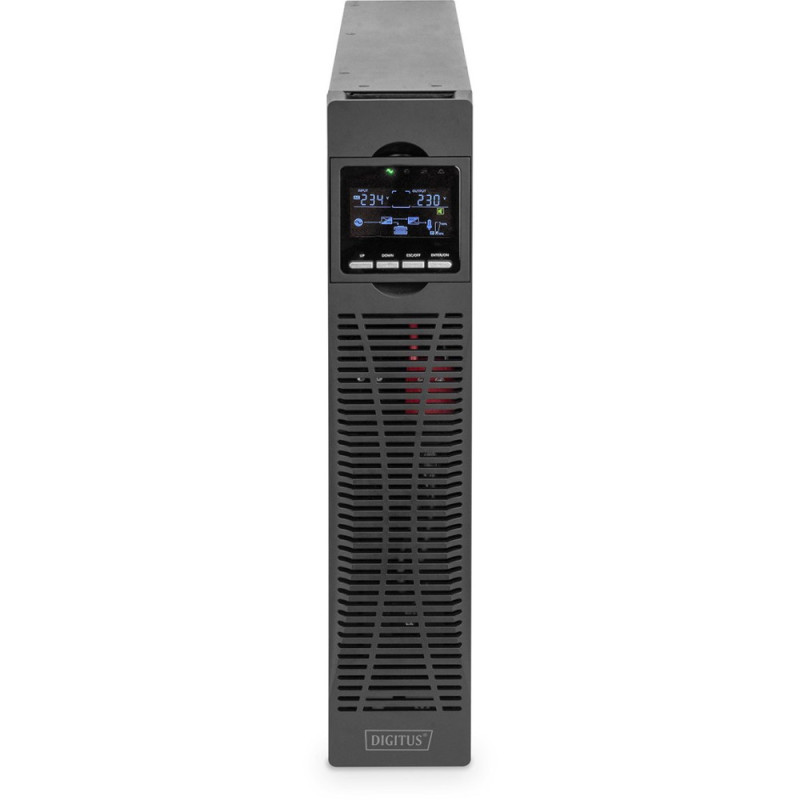 Digitus ИБП OnLine, 1000VA/1000W, LCD, 8xC13, RJ45, RS232, USB, Rack/Tower (DN-170093)