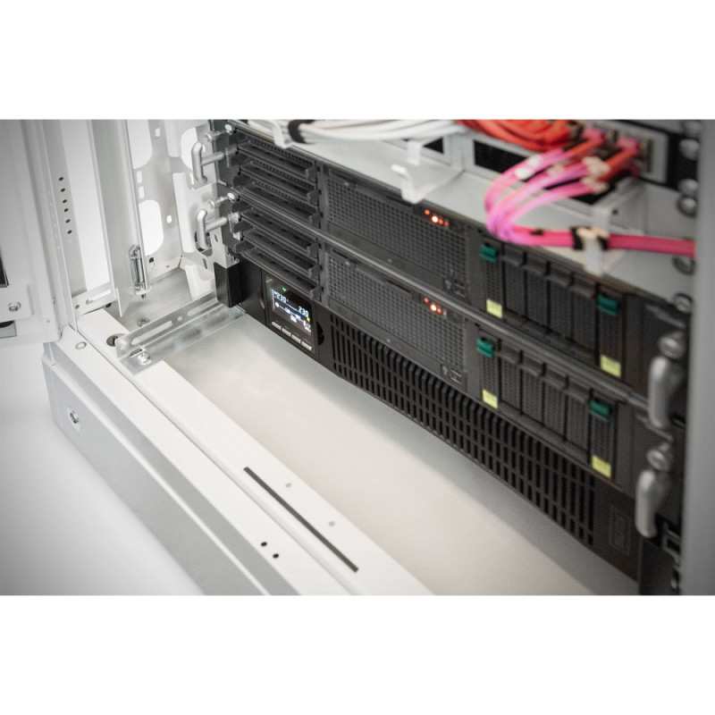 Digitus ИБП OnLine, 1000VA/1000W, LCD, 8xC13, RJ45, RS232, USB, Rack/Tower (DN-170093)