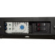 MIRSAN 6FANS,ANALOG THERMOSTAT CONTROLLED FAN MODULE BLACK (MR.FAN6AT.01)
