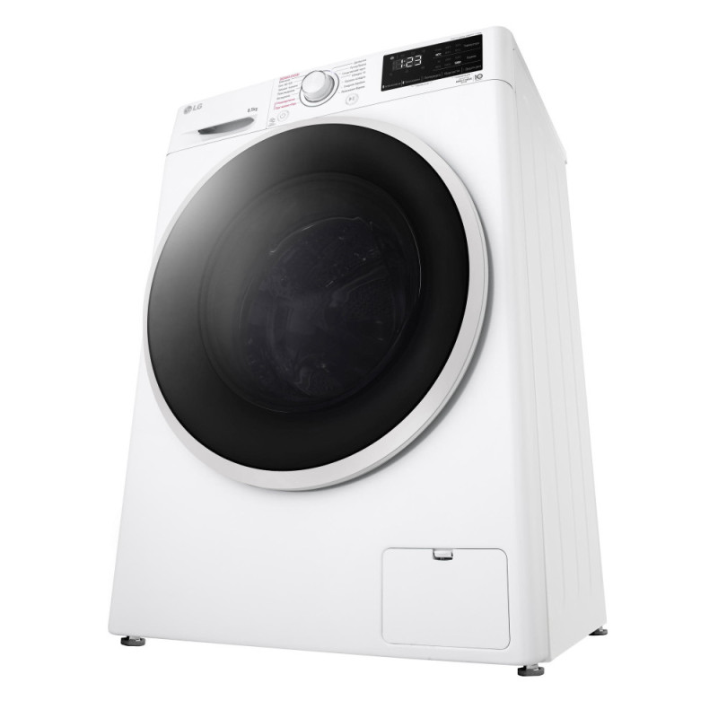 LG Пральна машина фронтальна, 8,5кг, 1200, A+++, 48см, дисплей, пара, інвертор, білий (F2V3GS7WW)