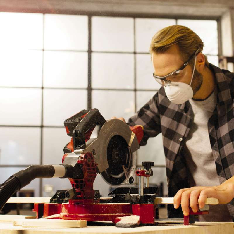 Einhell Cordless Mitre Saw TE-MS 18/210 Li - Solo, PXC, 18V, disc 210х30mm, 3000rpm, LED, laser, 7kg, Solo (4300890)