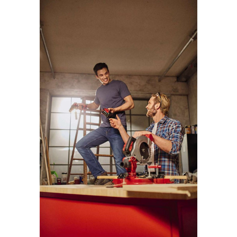 Einhell Cordless Mitre Saw TE-MS 18/210 Li - Solo, PXC, 18V, disc 210х30mm, 3000rpm, LED, laser, 7kg, Solo (4300890)