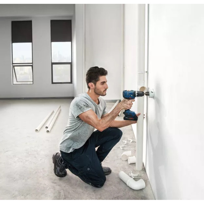 Bosch сordless screwdriver-drill GSB 18V-65 18V 31 65 Nm 0-2100 rpm 1.12 kg without battery and ZP (0.601.9N3.300)