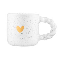 ARDESTO Mug My heart, 300ml, ceramic, light gray (AR3082G)