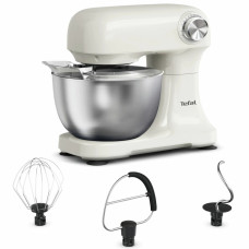 Tefal Міксер Tefal планетарний Bake Easy 500Вт, насадки-3, чаша-нерж., метал, 3.5л, бежевий (QB140AF0)