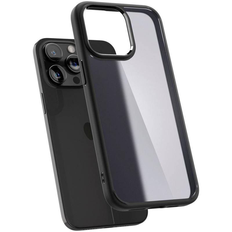 Spigen Чехол для Apple iPhone 15 Pro Ultra Hybrid, Frost Black (ACS06709)