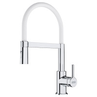 Franke Sink tap Lina, spout lenght - 215mm, flexible, 1-handle, chrome-white (115.0626.088)