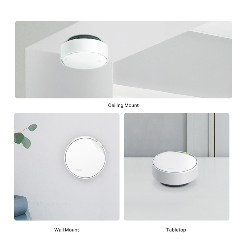 TP-Link Маршрутизатор DECO X50 PoE 3PK AX3000 1xGE LAN/WAN 1x2,5GE LAN/WAN MU-MIMO OFDMA MESH (DECO-X50-POE-3-PACK)