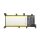 Аккумулятор для ноутбука Asus X555 C21N1347, 5000mAh (38Wh), 4cell, 7.6V, Li-Pol AlSoft (A71018)