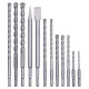 Einhell Набор буров и зубил KWB SDS+, 12шт, кейс (240295)