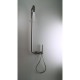 Deante Shower system Silia with mixer tap, shower - shower head, hand shower, handle - on a slide bar, titanium (NQS_D4XM)