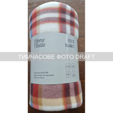 ARDESTO Плед Ardesto Fleece 130x160см, 100% поліестер, клітинка, біло-коричневий (ART0720PB)