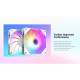 Кулер для корпуса ID-Cooling Вентилятор ID-Cooling TF-12025-Pro ARGB White (TF-12025-PRO-ARGB-WHITE)