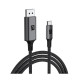 Кабель мультимедийный USB-C to DisplayPort M 2.0m 4K60Hz black Armorstandart (ARM76892)