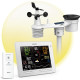 Sencor Weather Station Sencor, in/out measurement, temperature, humidity, time, weather forecast, atm. blood pressure, speed. winds, calendar, days of the week, phases of the moon, sunrise/sunset time (SWS16600WIFI)