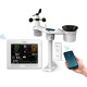 Sencor Weather Station Sencor, in/out measurement, temperature, humidity, time, weather forecast, atm. blood pressure, speed. winds, calendar, days of the week, phases of the moon, sunrise/sunset time (SWS16600WIFI)