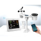Sencor Weather Station Sencor, in/out measurement, temperature, humidity, time, weather forecast, atm. blood pressure, speed. winds, calendar, days of the week, phases of the moon, sunrise/sunset time (SWS16600WIFI)