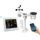 Sencor Weather Station Sencor, in/out measurement, temperature, humidity, time, weather forecast, atm. blood pressure, speed. winds, calendar, days of the week, phases of the moon, sunrise/sunset time (SWS16600WIFI)