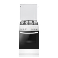 Hansa Плита комбінована, 62л, 50x60см, конвекція, чавун, білий (FCMW580450)