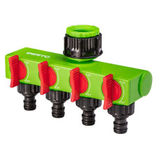 Verto Irrigation Divider, 3/4 -1 , Irrigation Divider, 4 Valves, Jet Blocked for Each Outlet (15G761)