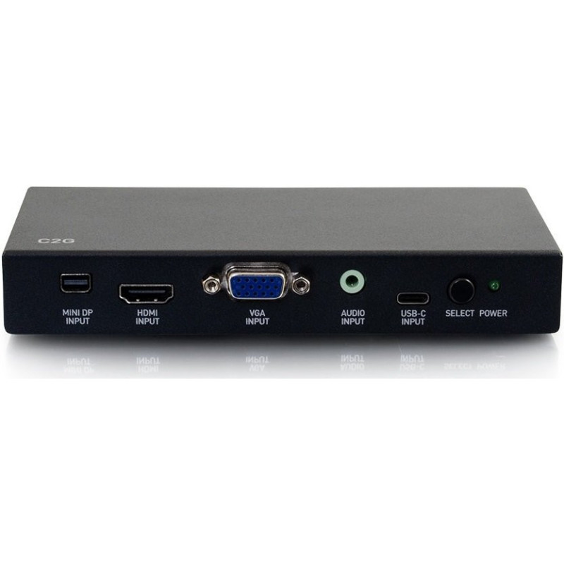 C2G Перемикач C2G HDMI на USB-C HDMI Mini DP VGA (CG81850)