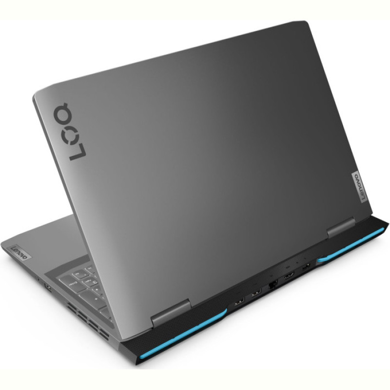 Ноутбук Lenovo LOQ 15IRH8 (82XV00MSRA); 15.6" FullHD (1920x1080) IPS LED матовый 144 Гц , Intel Core i7-13620H (2.4 - 4.9 ГГц) , RAM 16 ГБ (Max 32 ГБ) , SSD 512 ГБ , nVidia GeForce RTX4050, 6 ГБ , без ОП , LAN , Wi-Fi , Bluetooth , веб-камера , Без ОС , MIL-STD-810H , TPM , пластик , 2.4 кг , серый , подсветка клавиатуры