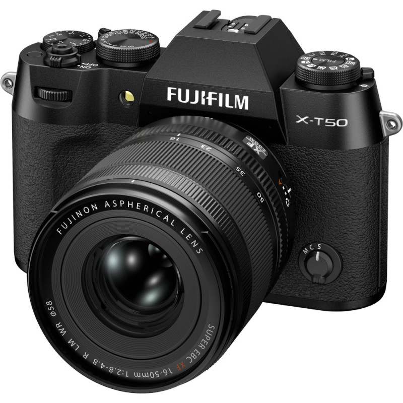 Fujifilm Цифр. фотокамера X-T50 + XF16-50mmF2.8-4.8 R LM WR Kit Black (16828478)