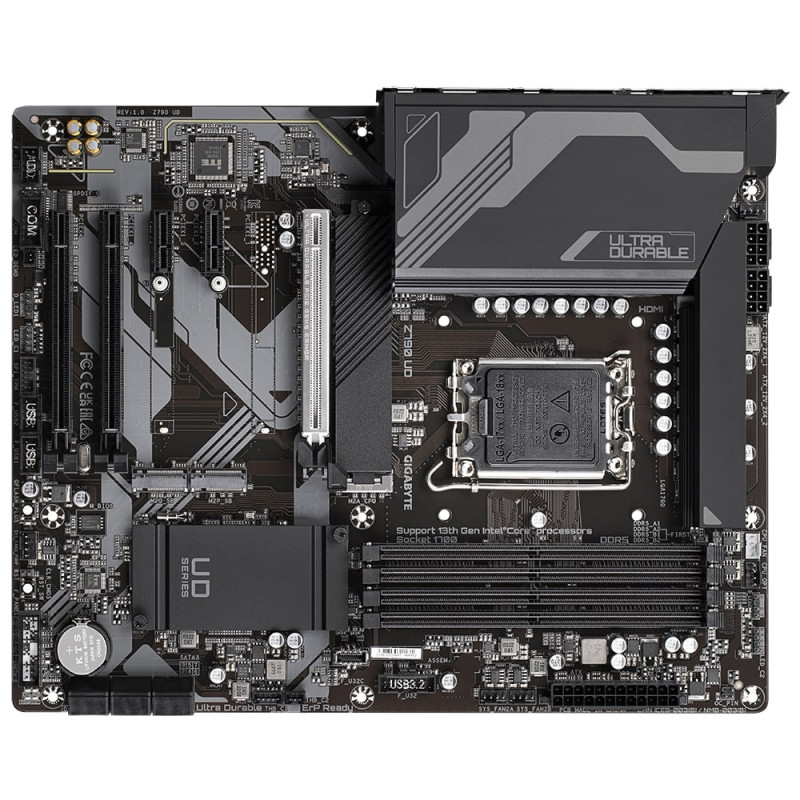 Gigabyte Motherboard Z790 UD s1700 Z790 4xDDR5 M.2 HDMI DP ATX (Z790_UD)
