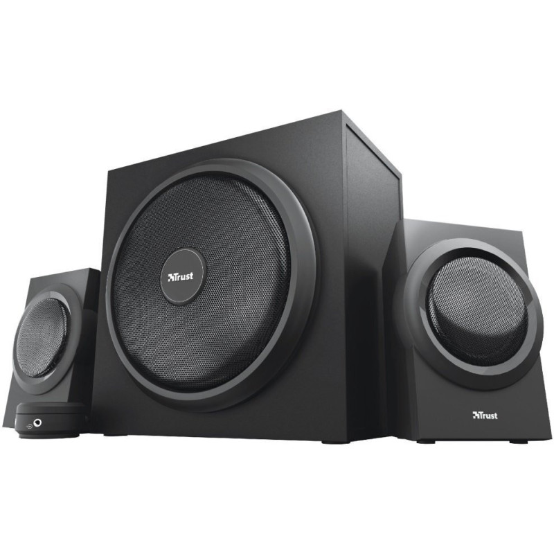 Trust Акустическая система (Колонки) 2.1 Yuri Speaker Set, BLACK (23696_TRUST)