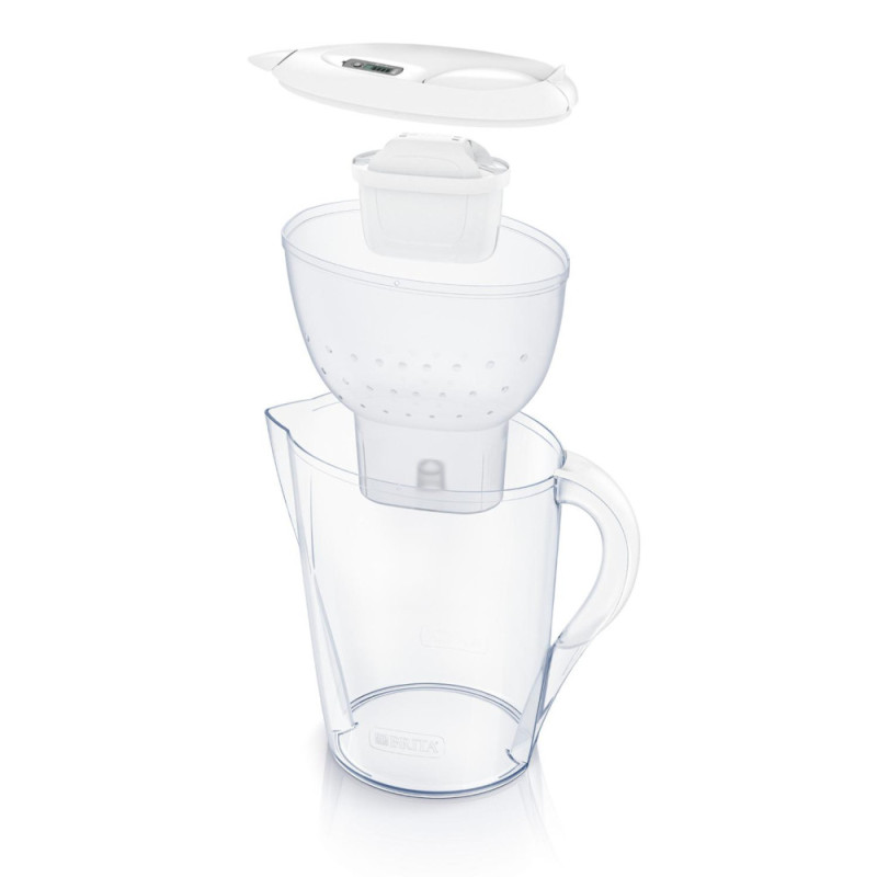 Brita Фильтр-кувшин Marella Memo MXPro 2.4л (1.4л очищенной воды) + 3 картриджа белый (1052791)