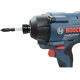 Bosch Гайковерт ударний GDR 180-Li, акум., 2х18 В, 160 Нм, 1/4 , 1.1кг, кейс (0.601.9G5.123)