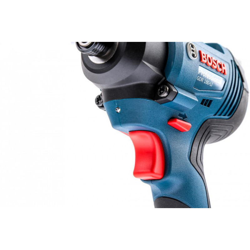 Bosch Гайковерт ударний GDR 180-Li, акум., 2х18 В, 160 Нм, 1/4 , 1.1кг, кейс (0.601.9G5.123)