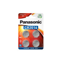 Panasonic Батарейка літієва CR2016 блістер, 4 шт. (CR-2016EL/4B)
