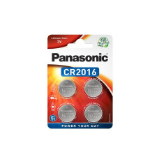 Panasonic Battery Lithium CR2016 blister, 4 pcs. (CR-2016EL/4B)