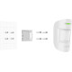 Ajax StarterKit 2 security alarm system, hub2, motionprotect, doorprotect, spacecontrol, jeweller, wireless, white (000023480)
