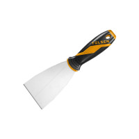 Tolsen Ergo spatula Profi, 1.1mm, width 30mm, steel, two-component handle (40011)