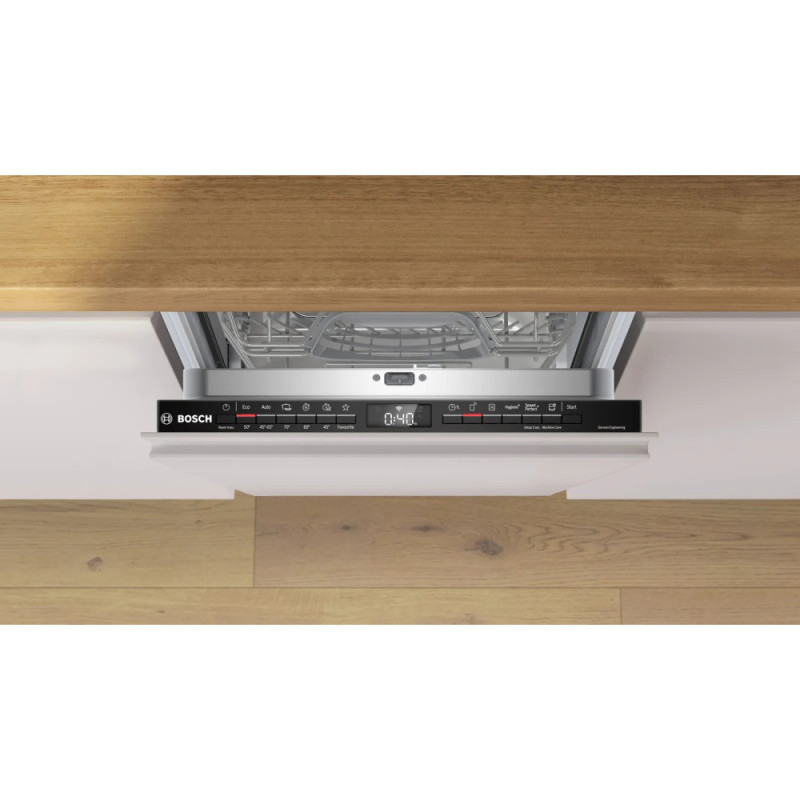 Bosch Bosch Dishwasher built-in, 10sets, A++, 45cm, display, 3 basket, white (SPV4HMX14Q) Bosch Bosch Dishwasher built-in, 10sets, A++, 45cm, display, 3 basket, white (SPV4HMX14Q)
