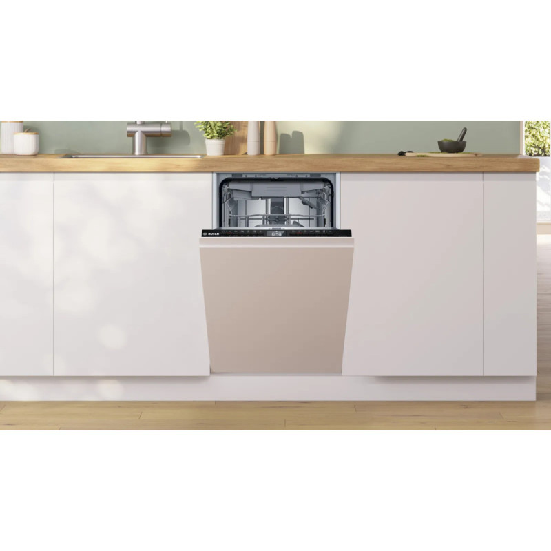 Bosch Bosch Dishwasher built-in, 10sets, A++, 45cm, display, 3 basket, white (SPV4HMX14Q) Bosch Bosch Dishwasher built-in, 10sets, A++, 45cm, display, 3 basket, white (SPV4HMX14Q)