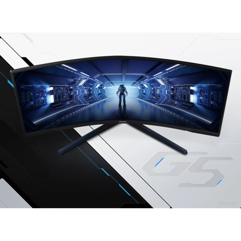 Samsung Монітор Samsung 34" Odyssey G5 C34G55TWW D-Sub, 2xHDMI, DP, VA, 3440x1440, 21:9, 165Hz, 1ms, CURVED (LC34G55TWWIXUA)