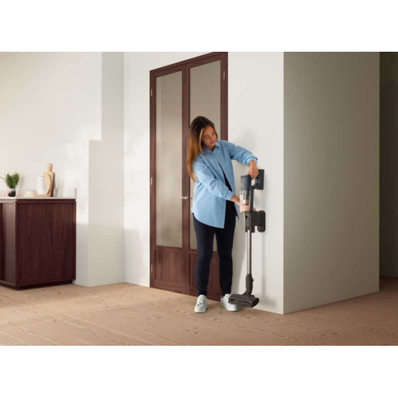 Electrolux Cordless VC, wet cleaning, dust cont -0.3L, 5 nozzles, blue (EP71B14WET)