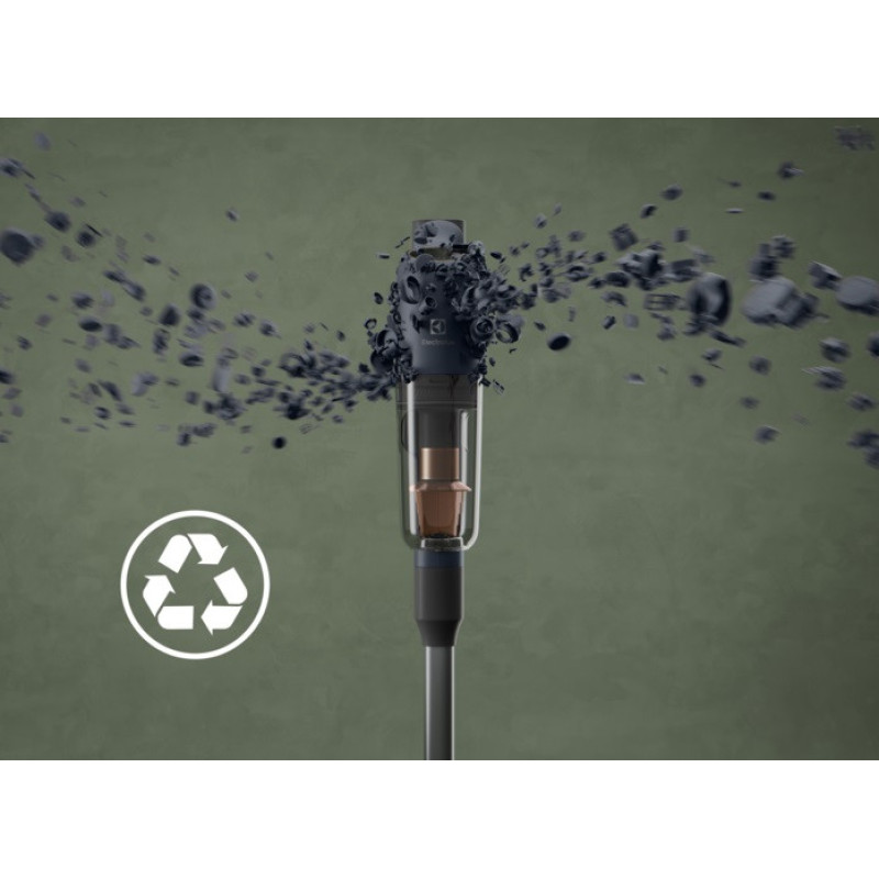Electrolux Cordless VC, wet cleaning, dust cont -0.3L, 5 nozzles, blue (EP71B14WET)