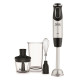 Tefal submersible blender Quickchef 1000W, 3in1, bowl-800ml, chopper-500ml, silver-black (HB656838)