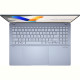 Ноутбук Asus Vivobook S 16 OLED S5606MA-MX088 (90NB12E1-M005S0); 16" 3.2K (3200x2000) OLED глянцевый 120 Гц , Intel Core Ultra 5 125H (3.6 - 4.5 ГГц) , RAM 16 ГБ (Max 16 ГБ) , SSD 512 ГБ , Intel Arc Graphics , без ОП , Wi-Fi , BT , Без ОС , US MIL-STD 810H , TPM , металл , 1.5 кг , голубой , подсветка клавиатуры