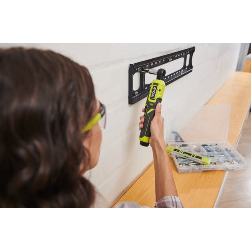 Ryobi Cordless ratchet RR14W4-0, USB Lithium 4V, 210rpm, 8Nm, square 1/4 , 0.5kg, without battery and charger (5133006311)